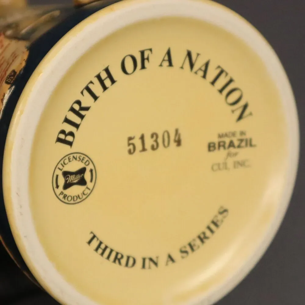Miller Commemorative Beer Stein 1855-1993 Birth of a Nation 7